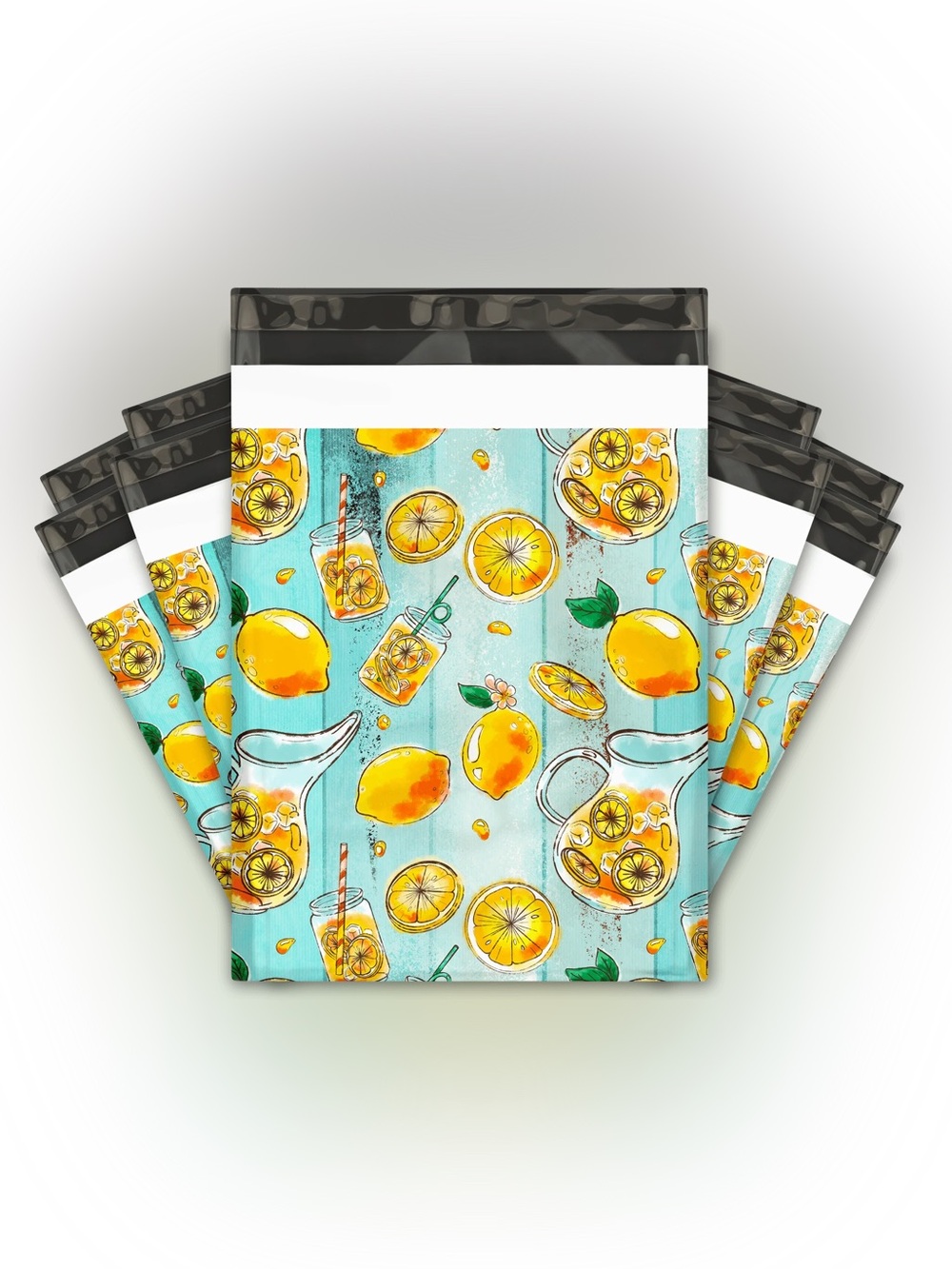 *Buy Now* 50 10 X 13 Lemonade Pattern Poly Mailers